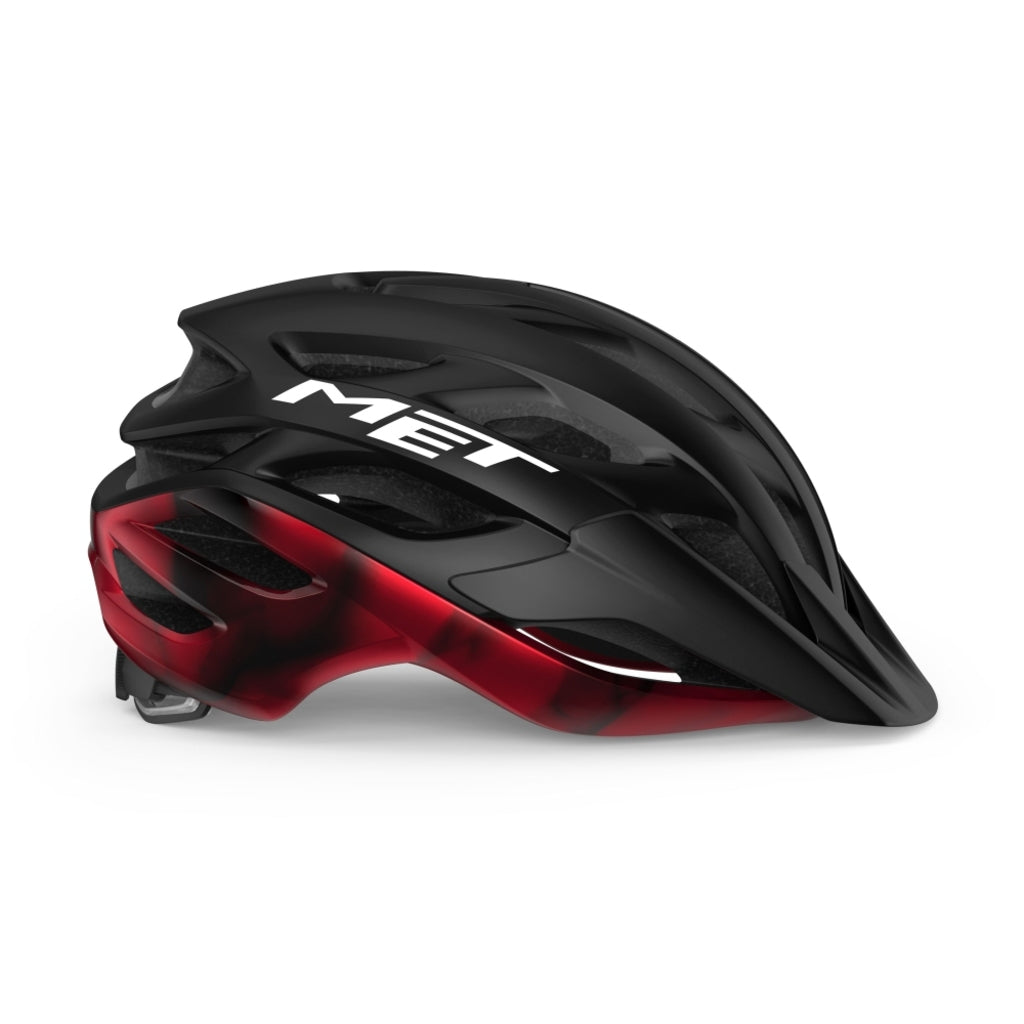 Fietshelm - MET Veleno MIPS - Black/Red Fietshelm - MET Veleno MIPS - Black/Red